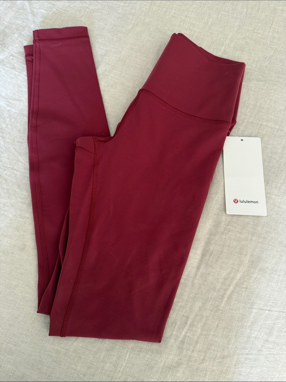 lululemon athletica Women’s Burgundy High-Rise Leggings